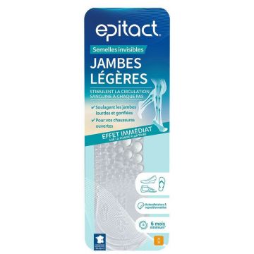 Epitact Semelles Invisibles Jambes légères 1 paire
