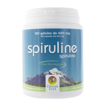 Flamant Vert Spirulina 180 Gelule