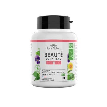 Flora Natura Complexe 4+ Beauté De La Peau 120 Gélules