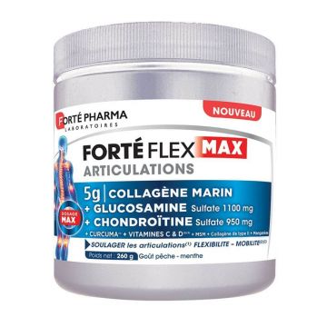 Forté Pharma Forté Flex Max Articulations 5g Colagen Marin Goût Pêche - Menthe 260g