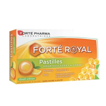 Forté Pharma Forté Royal Lemon Throat Pastille 24 comprimate