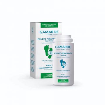 Gamarde Organic Freshness Pulbere absorbantă pentru picioare Transpirație Transpirație excesivă 35 g
