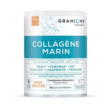 Granions Colagen marin tip I Aromă neutră 258g