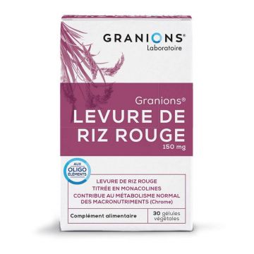 Granions Drojdie roșie de orez 150 mg 30 Gelule