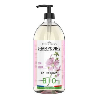 Helvetia Natura Șampon organic extra delicat cu keratină vegetală și aloe vera 1L