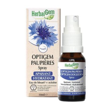 Herbalgem Optigem Spray calmant și hidratant pentru pleoape 10ml