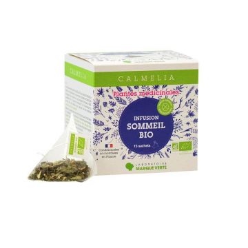 Infuzie organică de somn Calmelia 15 pungi de ceai