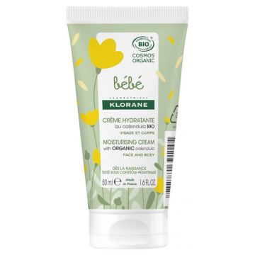Klorane Newborn Hydrating Cream Marigold Bio Piele normală și uscată 50ml