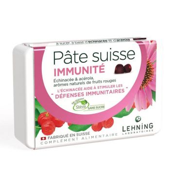 Lehning Swiss Immune Defence Paste Echinacea și Acerola x40 gumă
