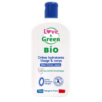 Love&Green Cremă hidratantă pentru față și corp 500ml