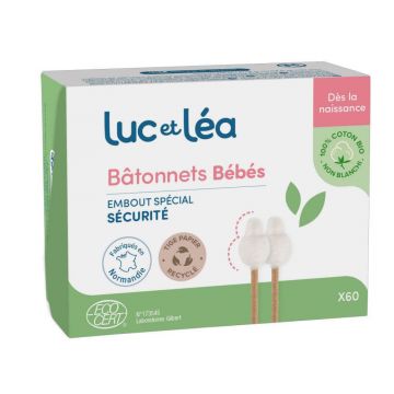 Luc Et Lea Bețișoare pentru copii cu vârf special de siguranță x60