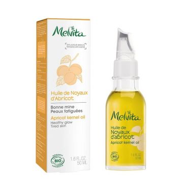 Melvita Ulei din sâmburi de caise efect radiant pentru pielea obosită organic 50 ml