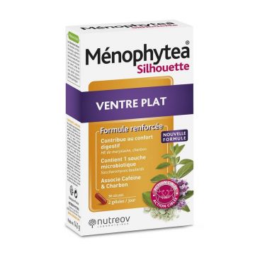 Ménophytea Menophytea siluetă Burtă plată 30 capsule
