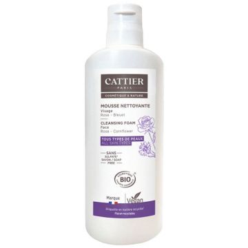 Mousse de curățare facială Cattier Bio Nuage Céleste 150ml