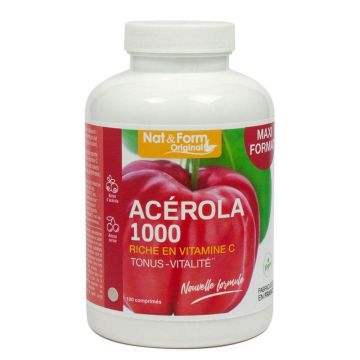 Nat&Form Acerola 1000 100 comprimate