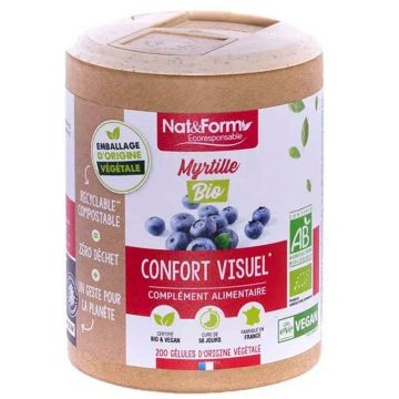 Nat&Form Blueberry Bio Comfort Visual 200 capsule