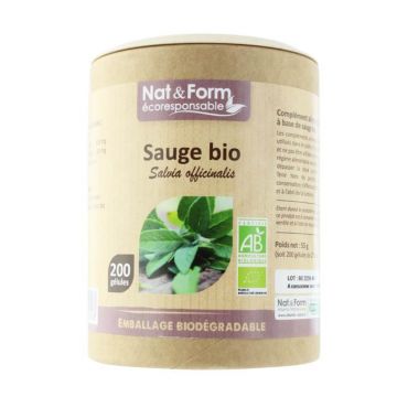 Nat&Form Organic Sweet Bilberry 200 capsule