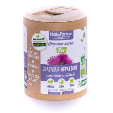 Nat&Form THISTLE ORGANIC DE MARIAN 200 capsule