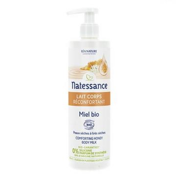 Natessance Loțiune de corp reconfortantă - Miere organică 400 ml