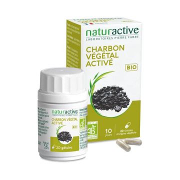 Naturactive Vegetable Charcoal 28 Capsule 20 gélules