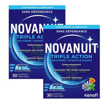 Novanuit Triple Action 2x30 comprimate