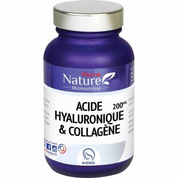 Pharm Nature Micronutriție Acid hialuronic și colagen 60 capsule