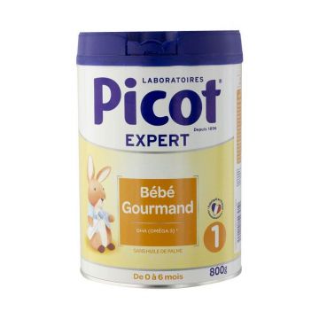 Picot Bebe Gourmand 1 0 la 6 luni Lapte praf fără ulei de palmier 800g