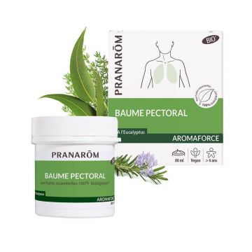 Pranarôm Aromaforce Organic Pectoral Balm 80ml