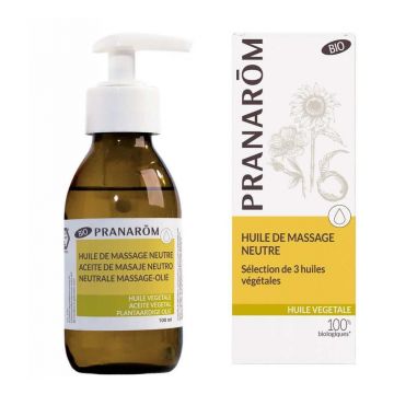 Pranarôm Aromaself Ulei de masaj vegetal organic neutru 100 ml