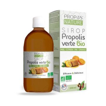 Propos'Nature Sirop organic de propolis verde 200 ml