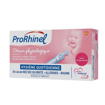 Prorhinel Ser fiziologic Sugari, copii și adulți 30 doze unice de 5 ml