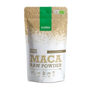 Purasana pulbere organică de maca 200 g