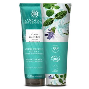 Sanoflore Magnifica Organic Anti-Imperfection Cleansing Gel 2x120ml