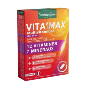 Santarome Vita'max Multivitamine Senior 50+ 30 comprimate