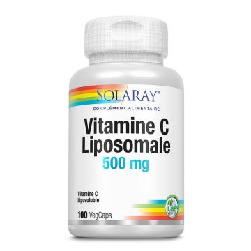 Solaray Vitamine lipozomale C 500 mg 100 capsule vegetariene