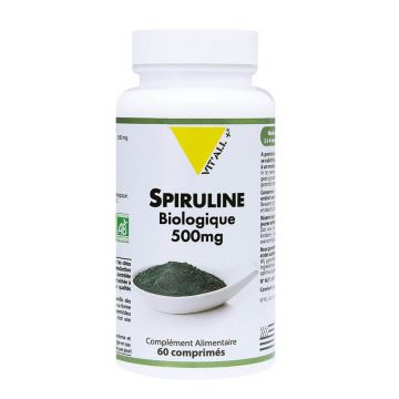 Vit'All+ Spirulină organică 500mg 60 capsule