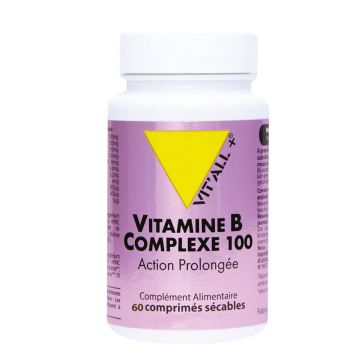 Vit'All+ Vitamine B Complex 100 Acțiune prelungită 60 comprimate
