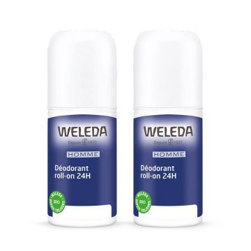 Weleda Deodorante Men Roll On 24h 2x50ml