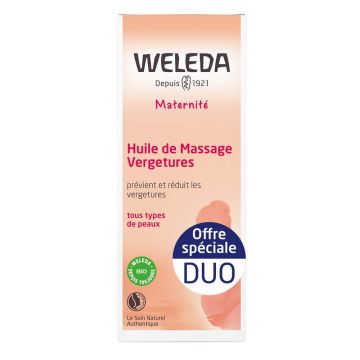 Weleda Stretch Mark Massage Oil Maternitate 2x100ml