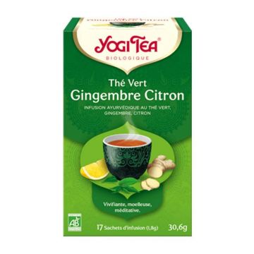 Yogi Tea Green Ginger Lemon Organic 17 pliculețe