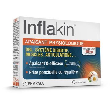 3C Pharma Inflakin calmant fiziologic 10 tablete