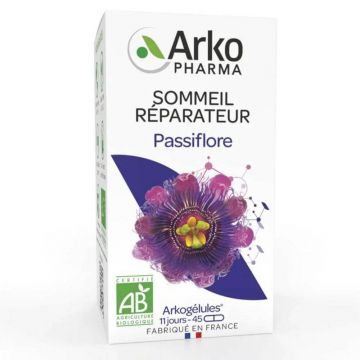 Arkopharma Arkocapsule Sleep Repairer cu floarea pasiunii organice 45 capsule
