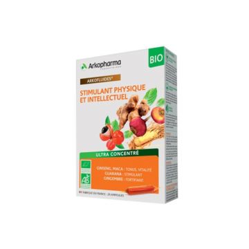 Arkopharma Arkofluids Organic Stimulant, Tonic și Vital 20 bulbi