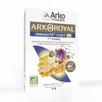 Arkopharma Arkoroyal Apărarea imunității Fort Bio Royal Jelly, Propolis 20 fiole