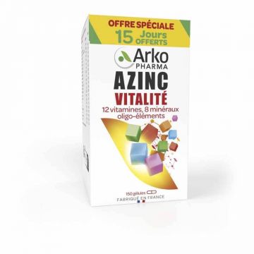 Arkopharma Azinc Shape și Vitalitate 150 Capsule