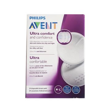 Avent Accesorii Tampoane de alăptare de unică folosință Noapte x24
