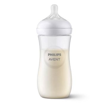 Avent Natural Response Sticlă de plastic 3 luni și peste 330ml