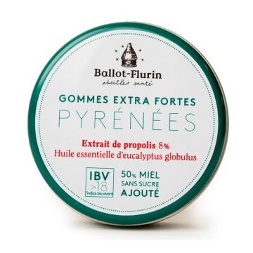 Ballot-Flurin Eucalipt Extra puternic Gume pirenaice 50% miere 30g