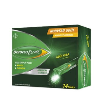 Bayer Berocca Boost Taste Cola 14 sticks-uri