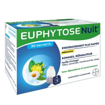 Bayer Euphytose Infuzie de noapte 20 pliculețe